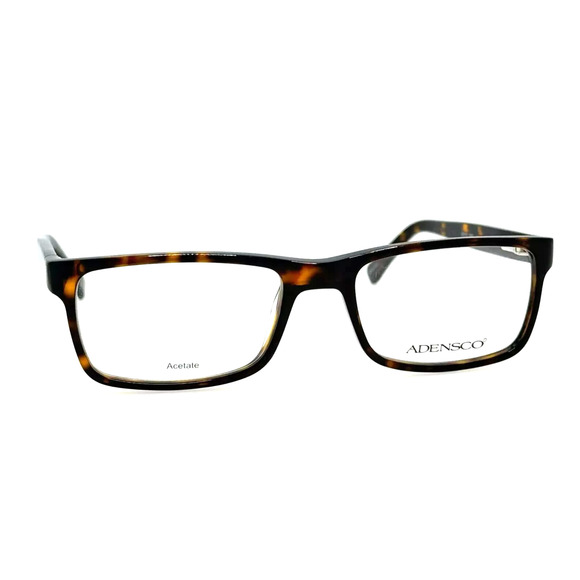 ADENSCO AD 112 MEN RECTANGLE EYEGLASSES HAVANA BROWN FRAMES 56-18-145 - Picture 2 of 8